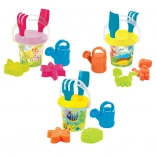 Transparentná piesková sada s kanvičkou – víly, dinosaury a rybičky 1,3 l