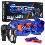 Manuálny detský blaster BLAZE STORM 8+ so záverom a 20 penovými nábojmi