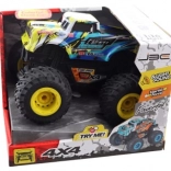 džíp na batérie s veľkými kolesami a zvukmi