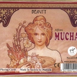 Hracie Karty Žolík - Krása od Alfonse Muchy