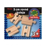 Maxim 5 cm rovné koľaje - spojky 4 ks