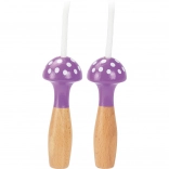 Fialové švihadlo s bodkami VILAC