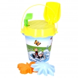 súprava na piesok Krtko 1,5 l modrá