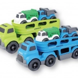 Auto ťahač s autami na prepravu