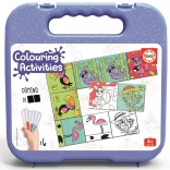 Omaľovacie domino Zvieraťa s fixkami