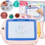 Magická kresliaca tabuľka rybka s pečiatkami 35 cm