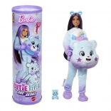 Barbie Cutie Reveal – Care Bears, séria 2, fialová bábika