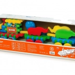 Stavebnica vlak MARIO – 41 dielov