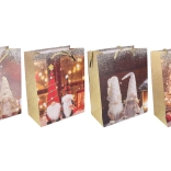 vianočná darčeková taška S 23 × 18 × 10 cm