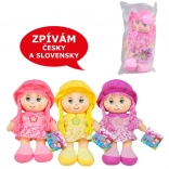 Textilná bábika so zvukom 26 cm