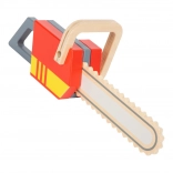 Drevená motorová píla pre deti Small Foot – hasičská