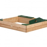 Drevené pieskovisko AXI s úložným priestorom a plachtou