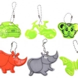 Reflexná kľúčenka – mix farieb