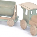 DOLONI vláčik s vagónom z ekologického materiálu
