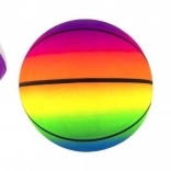 Gumená basketbalová lopta 23 cm v sieťke