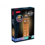 3D Puzzle s LED nočný edícia: Big Ben
