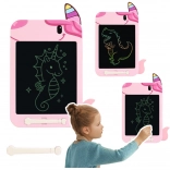 Kresliace LCD tabuľa jednorožec ružový