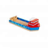 Drevený vlakový trajekt BIGJIGS RAIL