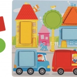 Goki vkládací hra s geometrickými tvarmi