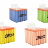 Náhradné penové šípky s prísavkou 36 ks v prenosnej krabičke