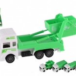 Mestské služby plastové autíčko 12cm s funkciou spätného natiahnutia