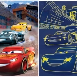 Puzzle Cars 3 víťazné kolo 100 XL dielikov