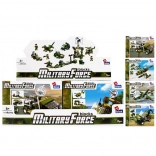 stavebnica armáda s figúrkou – 8 variantov