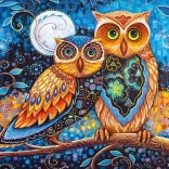 Cherry Pazzi puzzle Chvíľka pri mesiaci 2000 dielikov