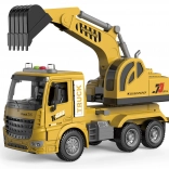 Stavebný bager na zotrvačník so svetelnými a zvukovými efektmi 28 cm