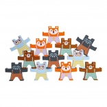 Bino balančná hra medvede