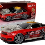 Hudobné tanečné auto DJ so svetlami a reproduktormi