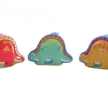 Pokladnička dinosaurus kovová