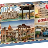 Puzzle Pozdravy z Ríma 1000 dielikov JUMBO