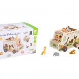 Drevená vkladačka Safari Auto