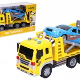 Ťahač s autom a efektmi 26x10x14 cm - český obal