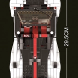 Stavebnica športové auto 960 dielikov – biele