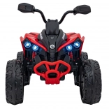 Detská elektrická štvorkolka 24 V, červená