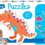 Educa baby puzzle dinosaury 5v1