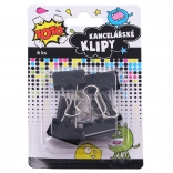 Kancelárske klipy 25 mm, 6 ks
