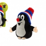 Krtko plyšák s čiapkou 15 cm