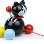 Vilac ťahacia mačička Minou – drevená hračka na šnúrke