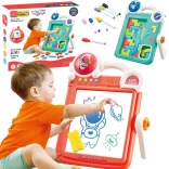 Woopie obojstranná tabuľa na kreslenie a hra tetris 2v1, oranžová