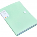 Plastová zložka na gumičku zelená A4