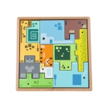 TREFL drevená skladačka – hlavolam Pixel Gang