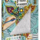 Maľovanie podľa čísel – žirafa na plátne 30 × 40 cm