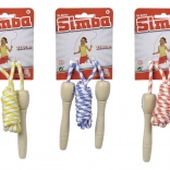 Skákacie lano Simba Be Active s drevenými rúčkami 230 cm