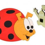 drevená magnetka lienka dodo