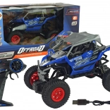 Závodné terénne auto na diaľkové ovládanie 2,4 GHz modré