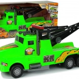 Plastové odťahové auto s navijakom 1:10, zelené
