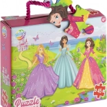 moxy puzzle princezné 45 dielov